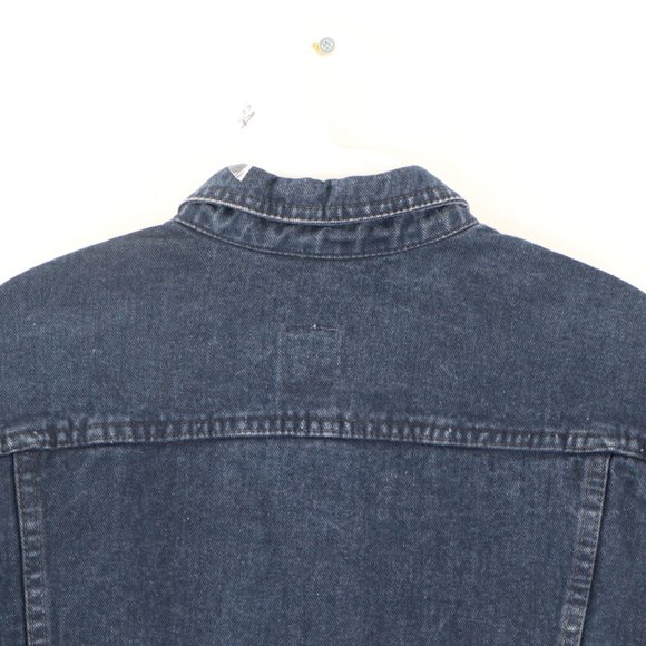 Vintage Gap Distressed Faded Denim Trucker Jacket - Picture 6 of 7